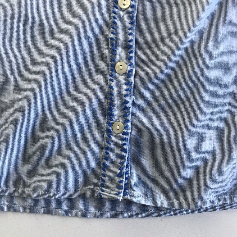 Roberta Roller Rabbit Button Down With Block Print - image 5